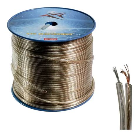 Cable Cristal Oxigenado Avc C2x16 Gris Dorado 305 Mts Cuotas Sin