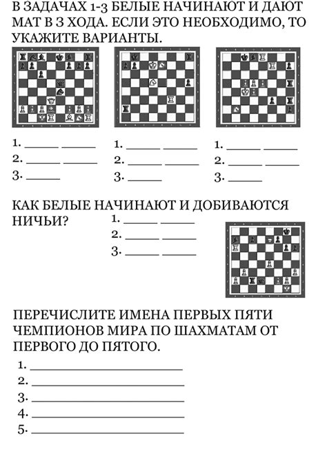Шахматный кружок в Сергиевской средней школе