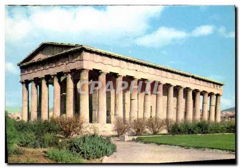 Carte Postale Moderne Athenes Le Thesee Temple De Hephaestos