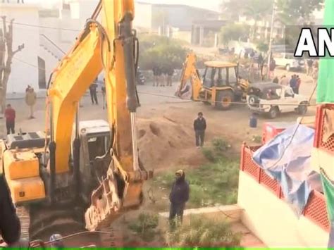 Rajasthan Rpsc Paper Leak Part Of Accuseds House Demolished In Jaipur