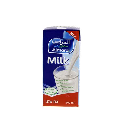 Almarai milk lf 200ml - Shop More, Pay Less