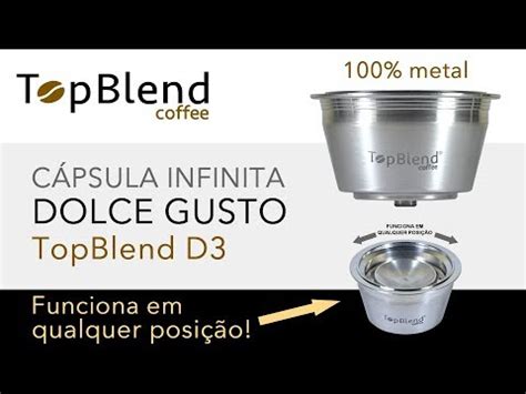 Cápsula Reutilizável Dolce Gusto Recarregável marca TopBlend cafés