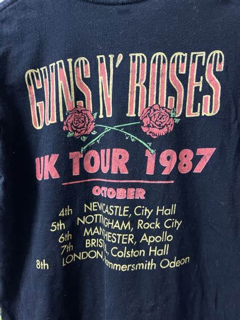 Vintage Gun N’ Roses Tour Tee Very Rare Grailed