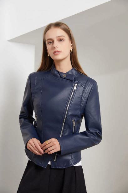 Women Faux Leather Jacket The Latest Trend In Fashion Is T Flickr