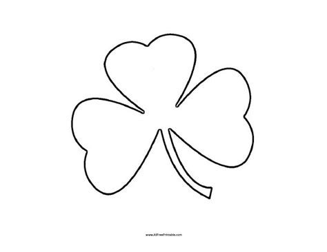 Shamrock Templates Coloring Pages 30 FREE Printables Sadaalomma