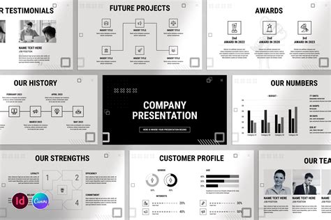 Company Presentation Template | Presentation Templates ~ Creative Market