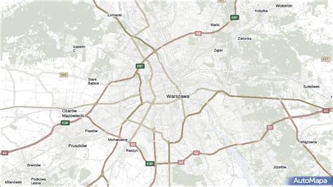 Mapa Targeo Warszawa | Mapa