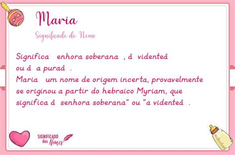 Significado Do Nome Maria Para Beb Significado Dos Nomes