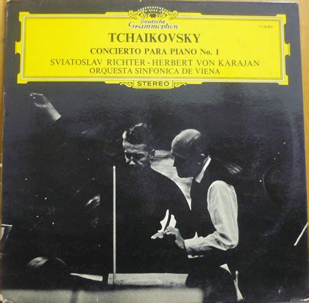 Tschaikowsky Sviatoslav Richter Herbert Von Karajan Orquesta