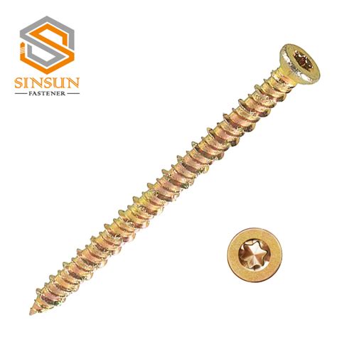 Wholesale Zinc Plated Torx Head Concrete Screws For Construction Frame