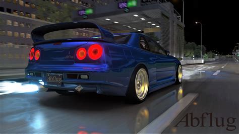 Nissan Skyline Gt R Abflug Testing Assetto Corsa Youtube