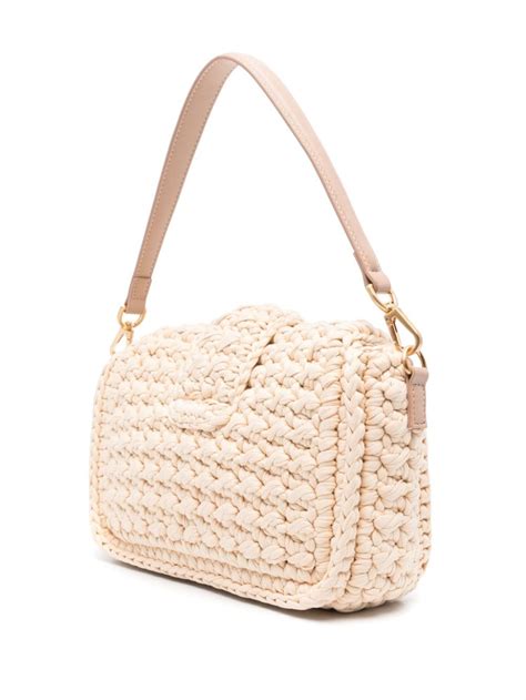 Twinset Amie Crochet Knit Cross Body Bag Farfetch