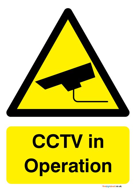 Printable Free Printable Cctv Signs