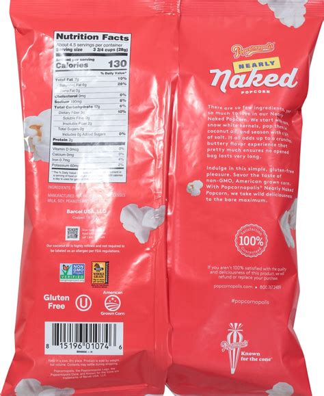Popcornopolis Nearly Naked Salted Gourmet Popcorn Oz Shipt