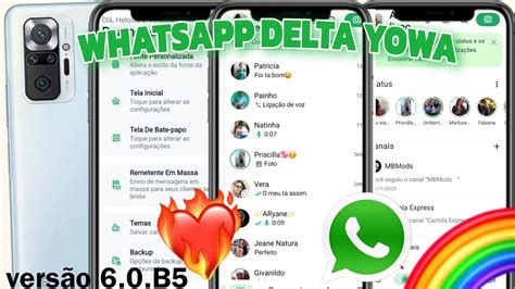 SAIU WHATSAPP DELTA YOWA 6 0 B5 ATUALIZADO 2024 NOVAS FUNÇÕES