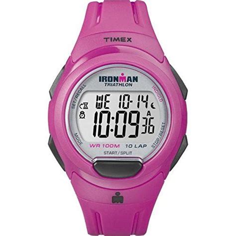 Timex Women S Ironman Triathlon Lap Watch Pink Timex Timex Watch