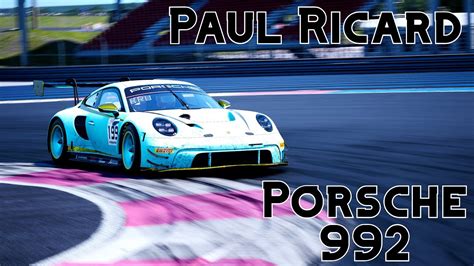 Porsche Paul Ricard Hotlap Setup Youtube