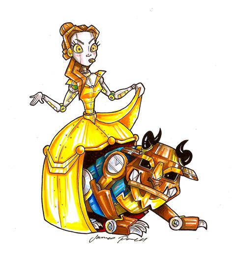 Art Stuff By James P Powell Robot Disney Princess