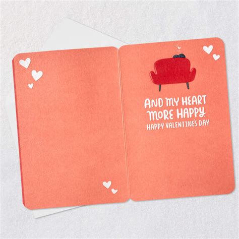 You Make Life More Comfy Romantic Valentines Day Card Greeting Cards