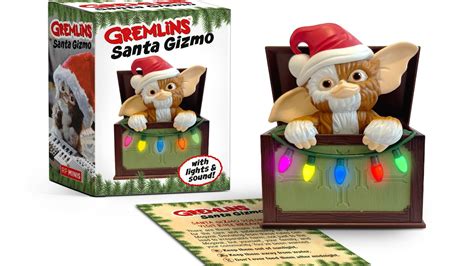 Gremlins Santa Gizmo With Lights And Sound By Running Press Books