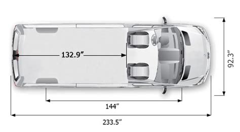 Mercedes-Benz Sprinter Van Dimensions | Sprinter Van Rentals USA