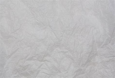 White Crumpled Paper - Free Texture