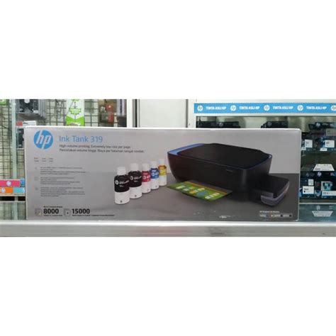 Jual Printer Hp Ink Tank 319 All In One Shopee Indonesia