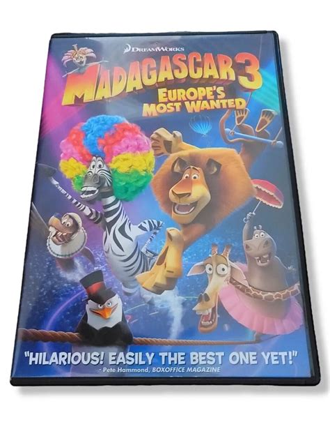 Madagascar 3 Dvd Art