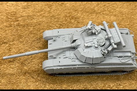 1 72 Modern Ukraine T 64BM Main Battle Tank Kit Unpainted Model 3D