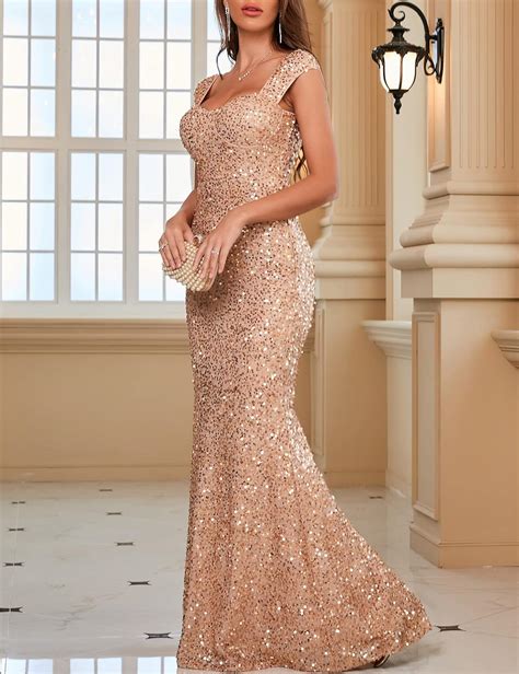 Rose Gold Sequin Dress