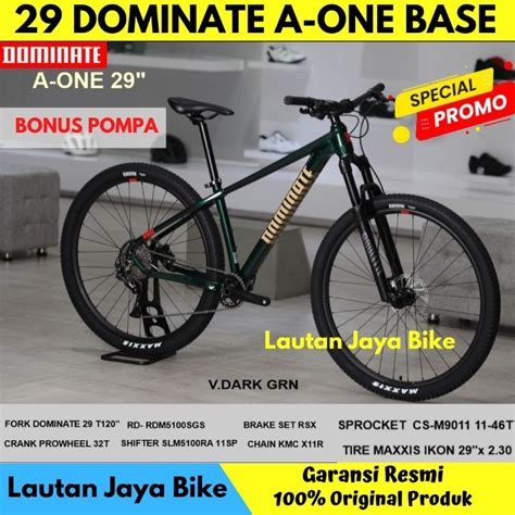 Jual Sepeda Gunung 29 MTB Dominate A One Base Shopee Indonesia