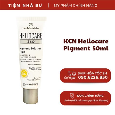 Mẫu mới Kem chống nắng Heliocare 360 Pigment Solution Fluid SPF50