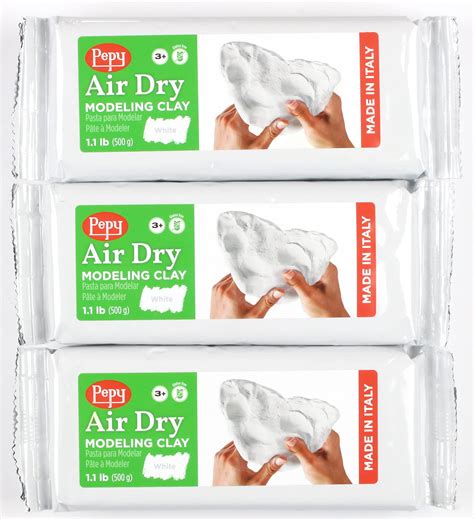 Buy Premium European Air Dry Modeling Clay White 3 Pack 1 1 Lb Bars 3