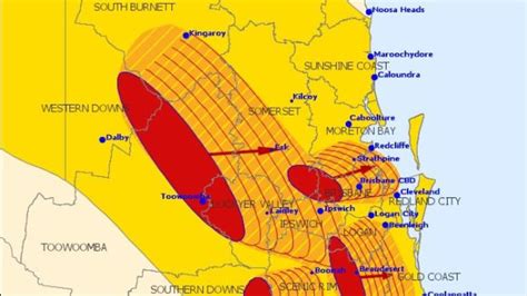 Brisbane Weather Severe Thunderstorms Heading To The Southeast The Courier Mail