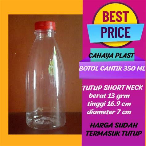 Jual Botol Cantik Ml Botol Plastik Ml Botol Ml Per Pcs