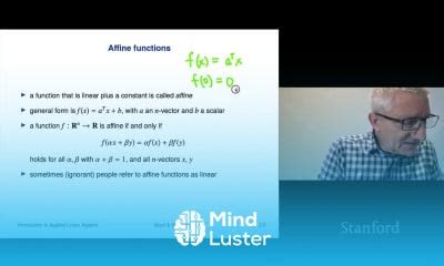 Learn Stanford Engr Introduction To Applied Linear Algebra