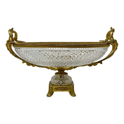 Antique French Cut Glass Centerpiece For Sale At 1stdibs