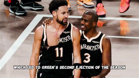 Draymond Green Klay Thompson McDaniels Ejected Less Than 2 Minutes