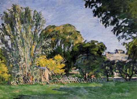 The Trees Of Jas De Bouffan Paul Cezanne Totally History