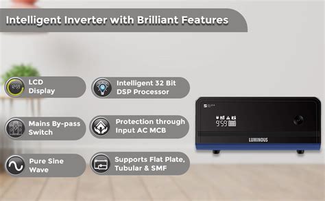 Luminous Zelio 1100 Pure Sine Wave 900VA 12V Inverter With Shakti