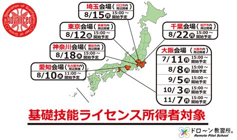 ドローン操縦士：応用技能講習① 目視外｜ドローン検定公認 応用技能ライセンス取得 ドローン航空学校 大阪校