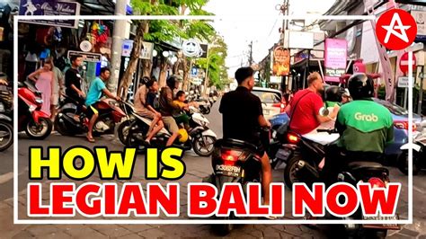 How Situation Legian Bali At Noon Kuta Bali Update Youtube