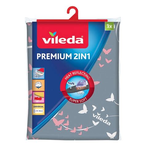 Vileda Premium In Housse De Repassage Couches M Tallique