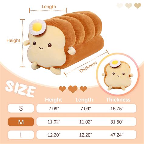 Kawaii Plushies Benedict Bread Loaf Edition Cute Stuffed Animals