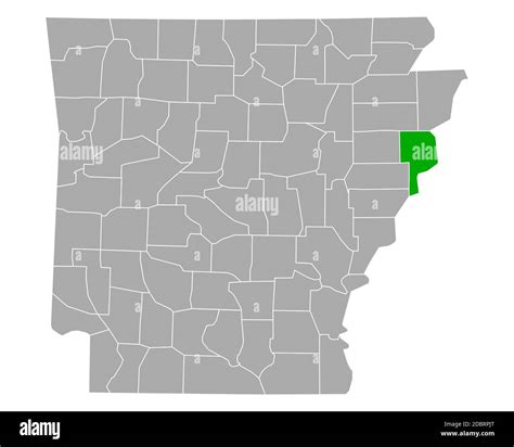 Crittenden county map hi-res stock photography and images - Alamy