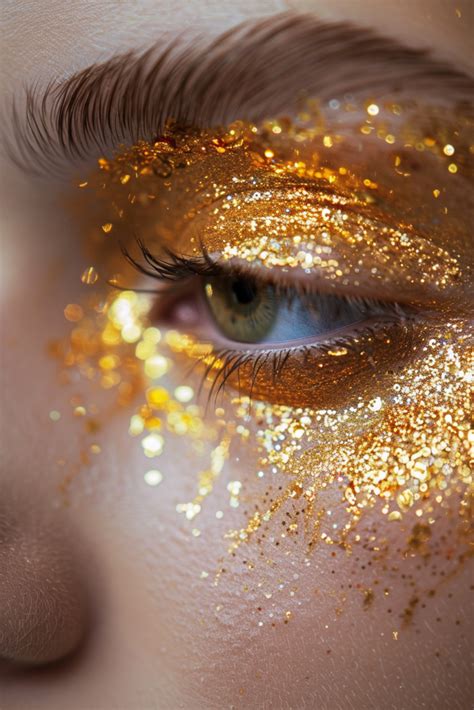 22+ Glamorous Gold Eyeshadow Ideas