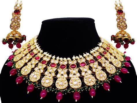 Golden Brass Kundan Bridal Jewelry Set At Rs 6999 Set In Mumbai ID