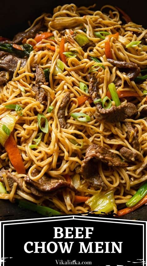 This Beef Chow Mein Comes Together In Less Than 30 Minutes A Delicious