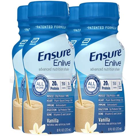 Ensure Enlive Vanilla Advanced Nutrition Shake Pack Hy Vee Aisles