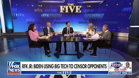 ‘the Five Rfk Jr Says Joe Biden Is Bigger Threat To Democracy Fox